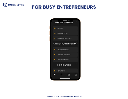 Elevated HQ: Business OS